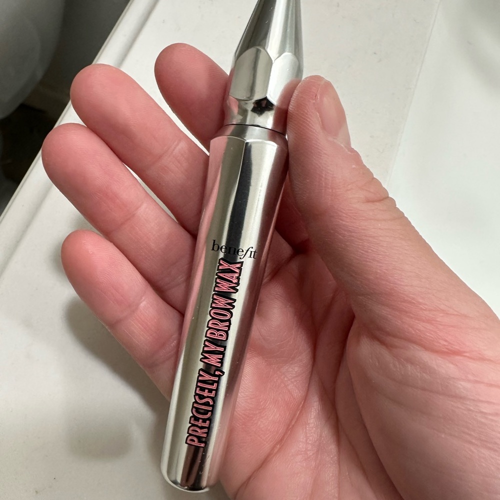 New full size Benefit Precisely, My Brow wax shade 4 warm deep brown
